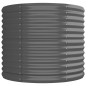 vidaXL Hochbeet Pulverbeschichteter Stahl 296x80x68 cm Grau vidaXL Hochbeet Pulverbeschichteter Stahl 296x80x68 cm Grau