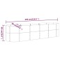 vidaXL Hochbeet Pulverbeschichteter Stahl 296x80x68 cm Grau vidaXL Hochbeet Pulverbeschichteter Stahl 296x80x68 cm Grau