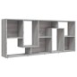 Bücherregal Grau Sonoma 67x24x161 cm Holzwerkstoff Bücherregal Grau Sonoma 67x24x161 cm Holzwerkstoff