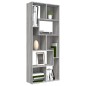Bücherregal Grau Sonoma 67x24x161 cm Holzwerkstoff Bücherregal Grau Sonoma 67x24x161 cm Holzwerkstoff