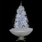 Schneiender Weihnachtsbaum mit Schirmfuß Weiß 170 cm Schneiender Weihnachtsbaum mit Schirmfuß Weiß 170 cm