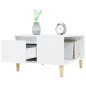 Couchtisch Weiß 55x55x36,5 cm Holzwerkstoff Couchtisch Weiß 55x55x36,5 cm Holzwerkstoff