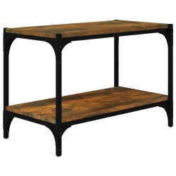 vidaXL TV-Schrank Räuchereiche 60x33x41 cm Holzwerkstoff und Stahl
