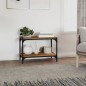 vidaXL TV-Schrank Räuchereiche 60x33x41 cm Holzwerkstoff und Stahl vidaXL TV-Schrank Räuchereiche 60x33x41 cm Holzwerkstoff und Stahl