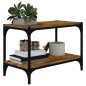 vidaXL TV-Schrank Räuchereiche 60x33x41 cm Holzwerkstoff und Stahl vidaXL TV-Schrank Räuchereiche 60x33x41 cm Holzwerkstoff und Stahl