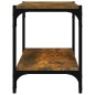 vidaXL TV-Schrank Räuchereiche 60x33x41 cm Holzwerkstoff und Stahl vidaXL TV-Schrank Räuchereiche 60x33x41 cm Holzwerkstoff und Stahl