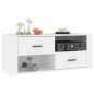 TV-Schrank Weiß 100x35x40 cm Holzwerkstoff TV-Schrank Weiß 100x35x40 cm Holzwerkstoff