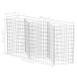 Gabionenkorb Pflanzkasten Gemüse-Hochbeet Stahl 120×30×100 cm Gabionenkorb Pflanzkasten Gemüse-Hochbeet Stahl 120×30×100 cm