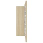 LED-Bad-Spiegelschrank Sonoma-Eiche 80x12x45 cm Acryl LED-Bad-Spiegelschrank Sonoma-Eiche 80x12x45 cm Acryl
