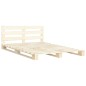 Palettenbett Massivholz Kiefer 200×200 cm Palettenbett Massivholz Kiefer 200×200 cm