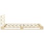 Palettenbett Massivholz Kiefer 200×200 cm Palettenbett Massivholz Kiefer 200×200 cm