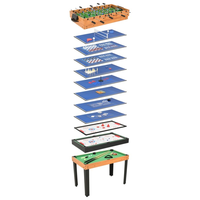 15-in-1 Multigame-Tisch 121×61×82 cm Ahorn 15-in-1 Multigame-Tisch 121×61×82 cm Ahorn