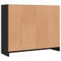 Sideboard Schwarz 91x28x75 cm Holzwerkstoff Sideboard Schwarz 91x28x75 cm Holzwerkstoff