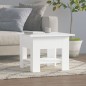 Couchtisch Weiß 55x55x42 cm Holzwerkstoff Couchtisch Weiß 55x55x42 cm Holzwerkstoff