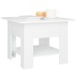 Couchtisch Weiß 55x55x42 cm Holzwerkstoff Couchtisch Weiß 55x55x42 cm Holzwerkstoff