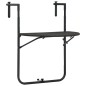 Balkonhängetisch Braun 60x64x83,5 cm Kunststoff Rattanoptik Balkonhängetisch Braun 60x64x83,5 cm Kunststoff Rattanoptik