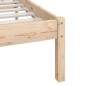vidaXL Massivholzbett Kiefer 90x190 cm vidaXL Massivholzbett Kiefer 90x190 cm