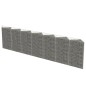 Gabionenwand Verzinkter Stahl 450×30×100 cm Gabionenwand Verzinkter Stahl 450×30×100 cm