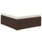 vidaXL 8-tlg. Garten-Lounge-Set mit Auflagen Poly Rattan Braun vidaXL 8-tlg. Garten-Lounge-Set mit Auflagen Poly Rattan Braun