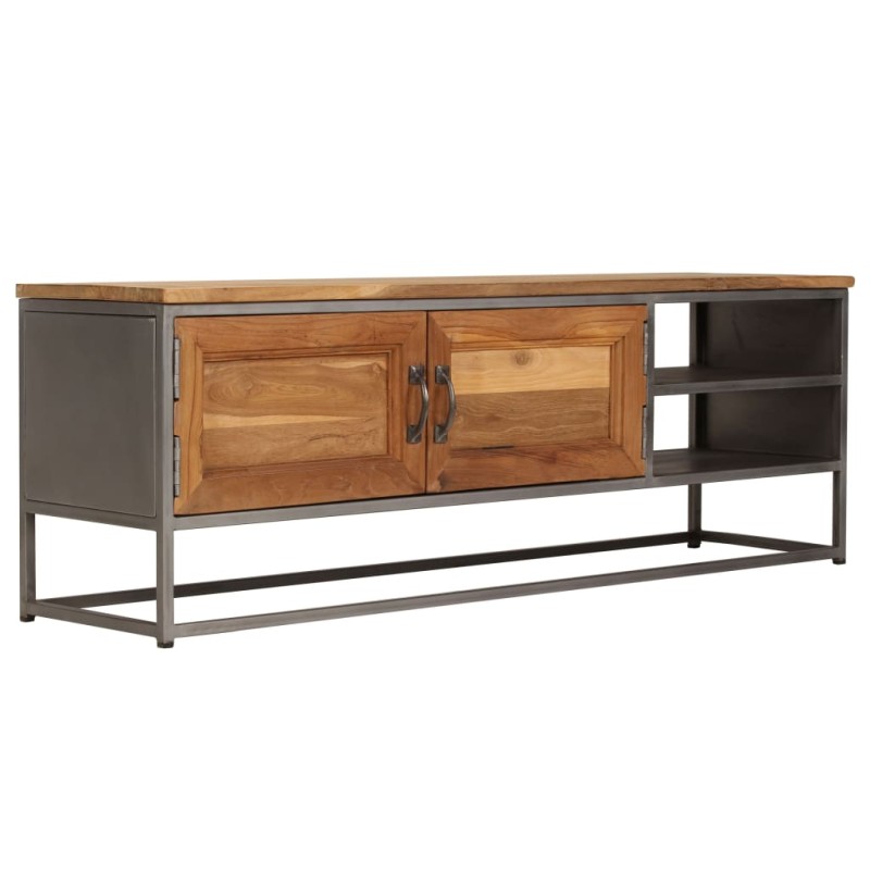 vidaXL TV-Schrank Recyceltes Teak und Stahl 120 x 30 x 40 cm vidaXL TV-Schrank Recyceltes Teak und Stahl 120 x 30 x 40 cm
