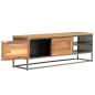 vidaXL TV-Schrank Recyceltes Teak und Stahl 120 x 30 x 40 cm vidaXL TV-Schrank Recyceltes Teak und Stahl 120 x 30 x 40 cm