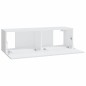 TV-Wandschränke 2 Stk. Weiß 100x30x30 cm Holzwerkstoff TV-Wandschränke 2 Stk. Weiß 100x30x30 cm Holzwerkstoff
