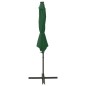 Ampelschirm mit Mast und LED Grün 300 cm Ampelschirm mit Mast und LED Grün 300 cm