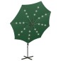 Ampelschirm mit Mast und LED Grün 300 cm Ampelschirm mit Mast und LED Grün 300 cm