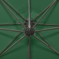 Ampelschirm mit Mast und LED Grün 300 cm Ampelschirm mit Mast und LED Grün 300 cm
