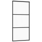 Schiebetür ESG-Glas und Aluminium 90x205 cm Schwarz Schiebetür ESG-Glas und Aluminium 90x205 cm Schwarz