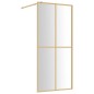 Duschwand für Begehbare Dusche mit ESG Klarglas Golden 80x195cm Duschwand für Begehbare Dusche mit ESG Klarglas Golden 80x195cm