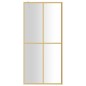 Duschwand für Begehbare Dusche mit ESG Klarglas Golden 80x195cm Duschwand für Begehbare Dusche mit ESG Klarglas Golden 80x195cm