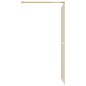 Duschwand für Begehbare Dusche mit ESG Klarglas Golden 80x195cm Duschwand für Begehbare Dusche mit ESG Klarglas Golden 80x195cm