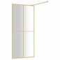 Duschwand für Begehbare Dusche mit ESG Klarglas Golden 80x195cm Duschwand für Begehbare Dusche mit ESG Klarglas Golden 80x195cm