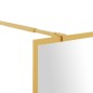 Duschwand für Begehbare Dusche mit ESG Klarglas Golden 80x195cm Duschwand für Begehbare Dusche mit ESG Klarglas Golden 80x195cm