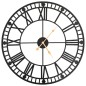 Wanduhr Vintage mit Quarzwerk Metall 60 cm XXL Wanduhr Vintage mit Quarzwerk Metall 60 cm XXL