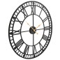 Wanduhr Vintage mit Quarzwerk Metall 60 cm XXL Wanduhr Vintage mit Quarzwerk Metall 60 cm XXL