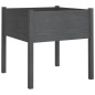 vidaXL Pflanzkübel 2 Stk. Grau 70x70x70 cm Massivholz Kiefer vidaXL Pflanzkübel 2 Stk. Grau 70x70x70 cm Massivholz Kiefer