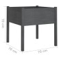 vidaXL Pflanzkübel 2 Stk. Grau 70x70x70 cm Massivholz Kiefer vidaXL Pflanzkübel 2 Stk. Grau 70x70x70 cm Massivholz Kiefer