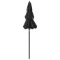 vidaXL Sonnenschirm mit Aluminium-Mast 3-lagig Schwarz 2 m vidaXL Sonnenschirm mit Aluminium-Mast 3-lagig Schwarz 2 m