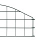 Gartenzaun Set Konvex 77,3x26 cm Grün Gartenzaun Set Konvex 77,3x26 cm Grün