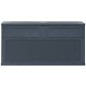 Garten-Aufbewahrungsbox 320 L Anthrazit Garten-Aufbewahrungsbox 320 L Anthrazit