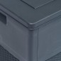 Garten-Aufbewahrungsbox 320 L Anthrazit Garten-Aufbewahrungsbox 320 L Anthrazit