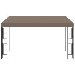 vidaXL Wand-Pavillon 4x3 m Taupe Stoff