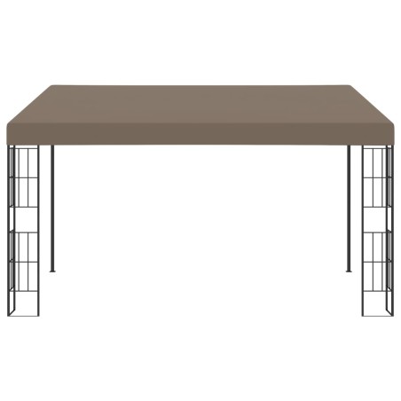 vidaXL Wand-Pavillon 4x3 m Taupe Stoff