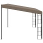 vidaXL Wand-Pavillon 4x3 m Taupe Stoff vidaXL Wand-Pavillon 4x3 m Taupe Stoff