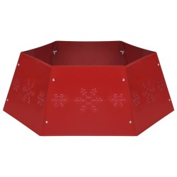 vidaXL Weihnachtsbaumrock Rot Ø68x25 cm