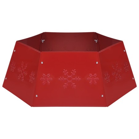 vidaXL Weihnachtsbaumrock Rot Ø68x25 cm