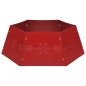 vidaXL Weihnachtsbaumrock Rot Ø68x25 cm vidaXL Weihnachtsbaumrock Rot Ø68x25 cm