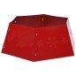 vidaXL Weihnachtsbaumrock Rot Ø68x25 cm vidaXL Weihnachtsbaumrock Rot Ø68x25 cm